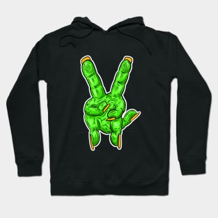 Zombie Fingers - Peace Sign Hoodie